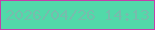 文字の大きさ：2、枠の色：c440aa、背景の色：52d9a9、文字の色：77bcad 無料ブログパーツのブログ時計