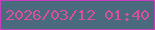 文字の大きさ：4、枠の色：c440bf、背景の色：496b7d、文字の色：da4e9b 無料ブログパーツのブログ時計