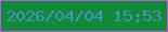 文字の大きさ：5、枠の色：c457ea、背景の色：108a36、文字の色：4891c1 無料ブログパーツのブログ時計