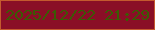 文字の大きさ：2、枠の色：c45a2e、背景の色：8a0f26、文字の色：3c5a04 無料ブログパーツのブログ時計