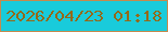 文字の大きさ：1、枠の色：c48a4e、背景の色：19cbdb、文字の色：946918 無料ブログパーツのブログ時計