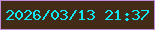 文字の大きさ：4、枠の色：c48bd9、背景の色：422c17、文字の色：12e9f7 無料ブログパーツのブログ時計