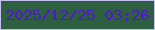 文字の大きさ：2、枠の色：c4c1f1、背景の色：2c6040、文字の色：5216d3 無料ブログパーツのブログ時計