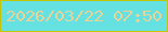 文字の大きさ：3、枠の色：c4c304、背景の色：66e1e1、文字の色：e9d396 無料ブログパーツのブログ時計