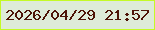 文字の大きさ：3、枠の色：c4fa26、背景の色：deebd8、文字の色：4e1407 無料ブログパーツのブログ時計