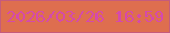 文字の大きさ：3、枠の色：c55b7d、背景の色：de6e4f、文字の色：d54aab 無料ブログパーツのブログ時計