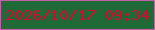 文字の大きさ：4、枠の色：c55fa8、背景の色：1f6a37、文字の色：d80a31 無料ブログパーツのブログ時計