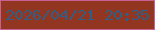 文字の大きさ：1、枠の色：c56293、背景の色：923622、文字の色：305f85 無料ブログパーツのブログ時計