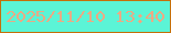 文字の大きさ：4、枠の色：c5700a、背景の色：5bf4d6、文字の色：ebaa84 無料ブログパーツのブログ時計