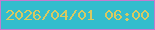 文字の大きさ：1、枠の色：c57bcf、背景の色：33bdcd、文字の色：d7c962 無料ブログパーツのブログ時計