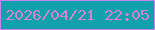 文字の大きさ：1、枠の色：c583ee、背景の色：11a1ad、文字の色：d683cf 無料ブログパーツのブログ時計