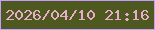 文字の大きさ：1、枠の色：c59dfe、背景の色：4d591e、文字の色：e8accc 無料ブログパーツのブログ時計