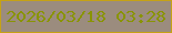 文字の大きさ：1、枠の色：c5a216、背景の色：9b8c7e、文字の色：899403 無料ブログパーツのブログ時計