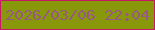 文字の大きさ：4、枠の色：c61867、背景の色：89980b、文字の色：985884 無料ブログパーツのブログ時計