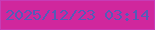文字の大きさ：2、枠の色：c63cb7、背景の色：d0279d、文字の色：555bb7 無料ブログパーツのブログ時計