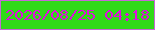 文字の大きさ：1、枠の色：c668d6、背景の色：30da18、文字の色：df0fde 無料ブログパーツのブログ時計