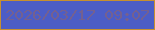 文字の大きさ：1、枠の色：c69030、背景の色：4c5dc6、文字の色：746090 無料ブログパーツのブログ時計