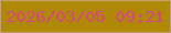 文字の大きさ：1、枠の色：c6a072、背景の色：af8901、文字の色：d74587 無料ブログパーツのブログ時計