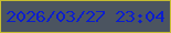 文字の大きさ：1、枠の色：c6bd31、背景の色：4b5460、文字の色：0c1ece 無料ブログパーツのブログ時計