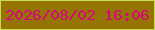 文字の大きさ：2、枠の色：c6dd53、背景の色：957403、文字の色：d9057d 無料ブログパーツのブログ時計