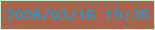 文字の大きさ：5、枠の色：c6ebcd、背景の色：a7644e、文字の色：199eda 無料ブログパーツのブログ時計