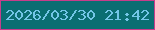 文字の大きさ：3、枠の色：c73d8b、背景の色：0a6e72、文字の色：73c6e7 無料ブログパーツのブログ時計