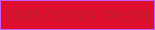 文字の大きさ：5、枠の色：c75bfc、背景の色：dd0e2e、文字の色：bd1c2a 無料ブログパーツのブログ時計