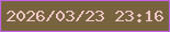 文字の大きさ：2、枠の色：c761ea、背景の色：77643f、文字の色：f0c6c8 無料ブログパーツのブログ時計