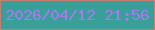 文字の大きさ：3、枠の色：c77e72、背景の色：389f99、文字の色：a77bef 無料ブログパーツのブログ時計