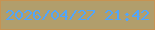 文字の大きさ：5、枠の色：c79352、背景の色：b19e6c、文字の色：51a5fb 無料ブログパーツのブログ時計