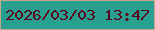 文字の大きさ：5、枠の色：c7a789、背景の色：29a08f、文字の色：5b031e 無料ブログパーツのブログ時計