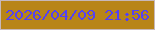 文字の大きさ：3、枠の色：c7b8ba、背景の色：b88518、文字の色：5441f3 無料ブログパーツのブログ時計