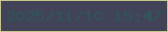 文字の大きさ：3、枠の色：c7c68a、背景の色：424358、文字の色：2e5858 無料ブログパーツのブログ時計
