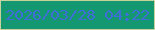 文字の大きさ：3、枠の色：c7d29d、背景の色：149872、文字の色：3e6dd5 無料ブログパーツのブログ時計