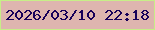 文字の大きさ：5、枠の色：c7ee88、背景の色：deb5af、文字の色：170059 無料ブログパーツのブログ時計