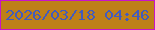 文字の大きさ：1、枠の色：c814c9、背景の色：be8018、文字の色：425bbd 無料ブログパーツのブログ時計