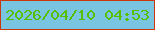 文字の大きさ：5、枠の色：c8380c、背景の色：79c4e0、文字の色：59bd00 無料ブログパーツのブログ時計
