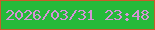 文字の大きさ：5、枠の色：c85c2a、背景の色：25ba3a、文字の色：d593d8 無料ブログパーツのブログ時計