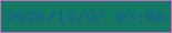 文字の大きさ：2、枠の色：c86dc1、背景の色：147962、文字の色：16618f 無料ブログパーツのブログ時計