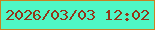 文字の大きさ：5、枠の色：c88221、背景の色：4ff7c5、文字の色：93361a 無料ブログパーツのブログ時計