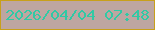 文字の大きさ：4、枠の色：c8a01b、背景の色：bea6a1、文字の色：31c9a5 無料ブログパーツのブログ時計