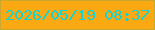 文字の大きさ：5、枠の色：c8a82e、背景の色：faa913、文字の色：14d4d3 無料ブログパーツのブログ時計