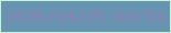 文字の大きさ：2、枠の色：c8f4d0、背景の色：6794b1、文字の色：8a80b1 無料ブログパーツのブログ時計