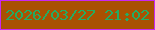 文字の大きさ：2、枠の色：c928f1、背景の色：a95102、文字の色：23ac63 無料ブログパーツのブログ時計
