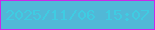 文字の大きさ：5、枠の色：c929e8、背景の色：51b8d7、文字の色：3fcce2 無料ブログパーツのブログ時計