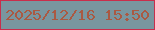 文字の大きさ：4、枠の色：c92e4b、背景の色：79969f、文字の色：aa5942 無料ブログパーツのブログ時計