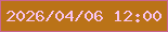 文字の大きさ：5、枠の色：c96592、背景の色：ba7318、文字の色：f8c4ef 無料ブログパーツのブログ時計
