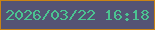 文字の大きさ：1、枠の色：c98315、背景の色：545374、文字の色：4bc391 無料ブログパーツのブログ時計