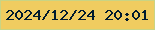 文字の大きさ：3、枠の色：c9d484、背景の色：f0cc60、文字の色：011b2e 無料ブログパーツのブログ時計