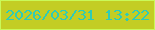 文字の大きさ：1、枠の色：c9f959、背景の色：c3cd24、文字の色：2fcbb6 無料ブログパーツのブログ時計